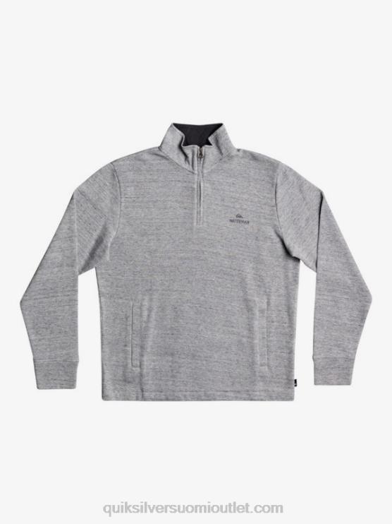 Quiksilver D6JJ1800 miehet vaaleanharmaa kanerva waterman pointurf zip pilkakaulainen collegepaita