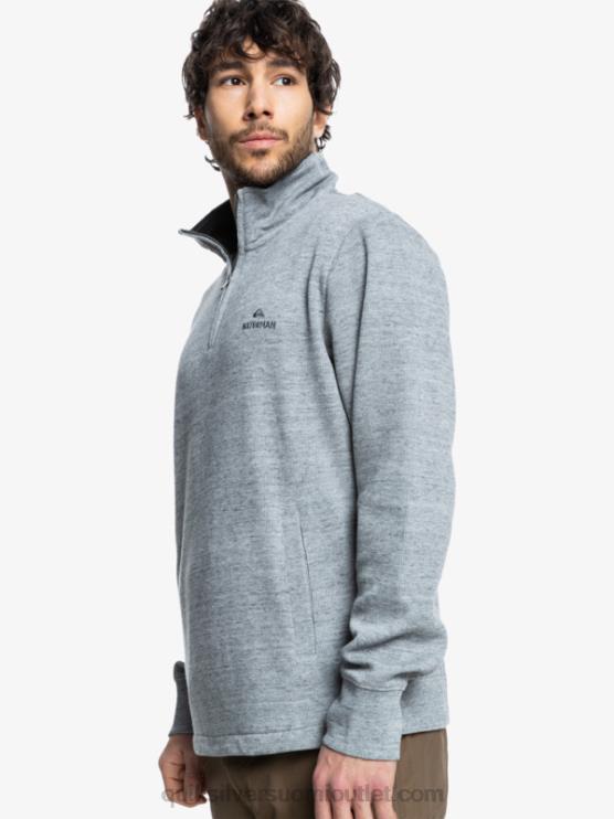 Quiksilver D6JJ1800 miehet vaaleanharmaa kanerva waterman pointurf zip pilkakaulainen collegepaita