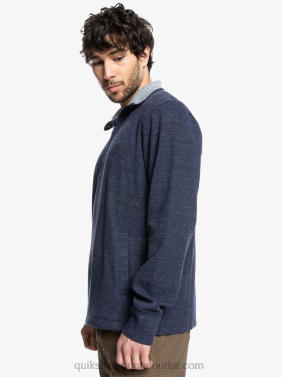 Quiksilver D6JJ1801 miehet laivastonsininen bleiseri kanerva waterman pointurf zip pilkakaulainen collegepaita