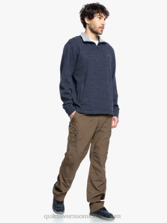 Quiksilver D6JJ1801 miehet laivastonsininen bleiseri kanerva waterman pointurf zip pilkakaulainen collegepaita
