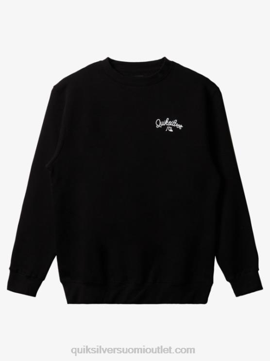 Quiksilver D6JJ1802 miehet musta uusi estate crewneck collegepaita