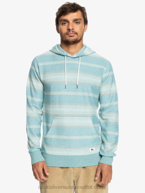 Quiksilver D6JJ581 miehet Brittanyn sininen otway-raita upea otway-huppari