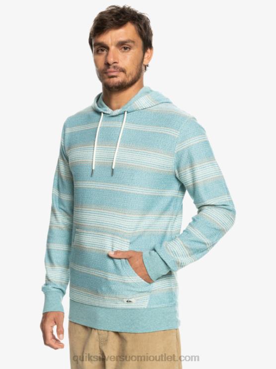 Quiksilver D6JJ581 miehet Brittanyn sininen otway-raita upea otway-huppari
