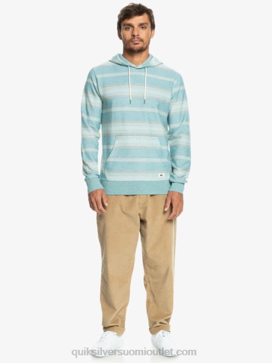 Quiksilver D6JJ581 miehet Brittanyn sininen otway-raita upea otway-huppari