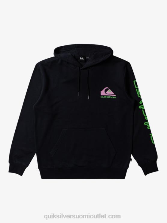 Quiksilver D6JJ641 miehet musta omni logollinen huppari