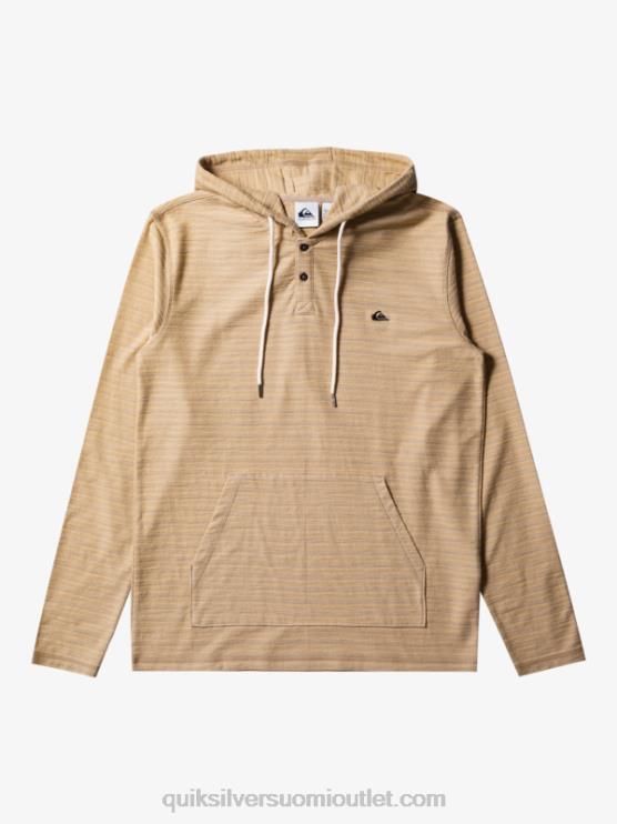Quiksilver D6JJ744 miehet carlton taos taupe raita Carlton huppari