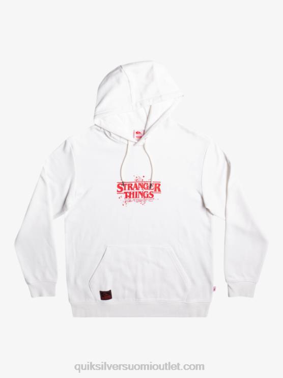 Quiksilver x Stranger D6JJ1807 miehet valkoinen asiat virallinen logohuppari