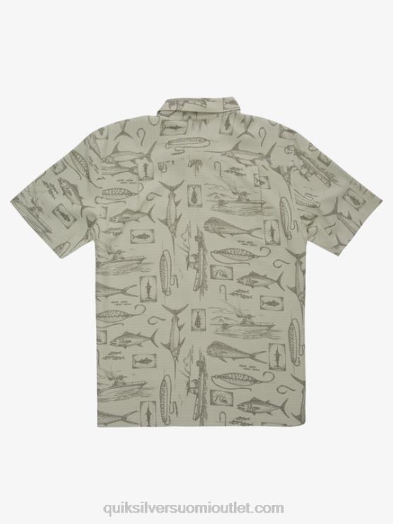 Quiksilver D6JJ1217 miehet tea slack line Waterman slack line lyhythihainen paita