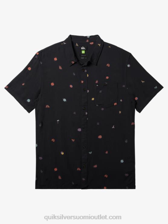 Quiksilver D6JJ1227 miehet asfaltin minimerkki minimark lyhythihainen paita