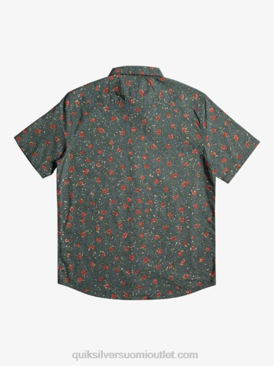 Quiksilver D6JJ1231 miehet tumma liuskekivi pehmeä sumu pehmeä fuzz lyhythihainen paita