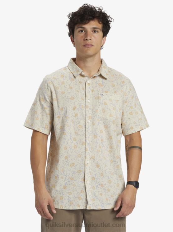 Quiksilver D6JJ1232 miehet koivun täyteläinen nukka pehmeä fuzz lyhythihainen paita