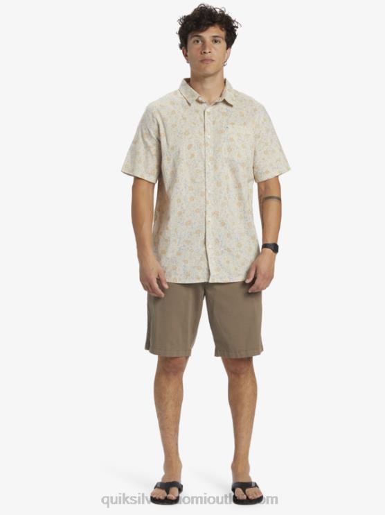 Quiksilver D6JJ1232 miehet koivun täyteläinen nukka pehmeä fuzz lyhythihainen paita
