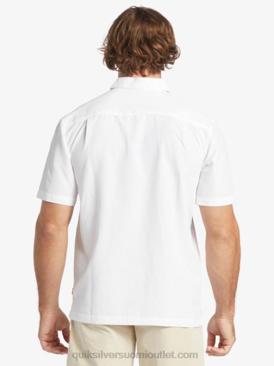 Quiksilver D6JJ1300 miehet valkoinen centinella Waterman centinela premium ryppyjä ehkäisevä paita