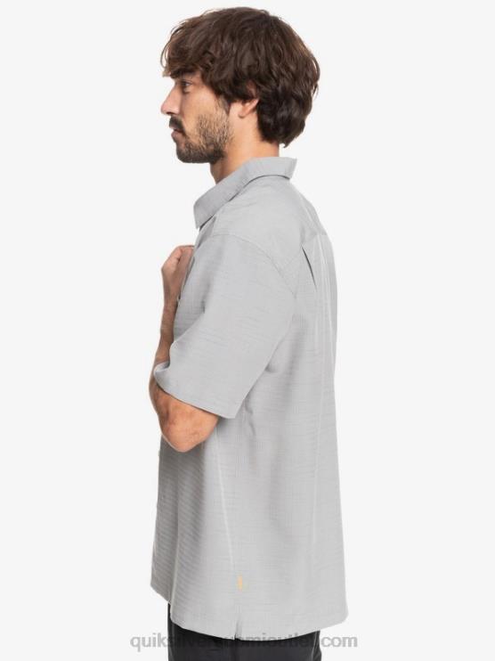 Quiksilver D6JJ1301 miehet piikiviharmaa centinella Waterman centinela premium ryppyjä ehkäisevä paita