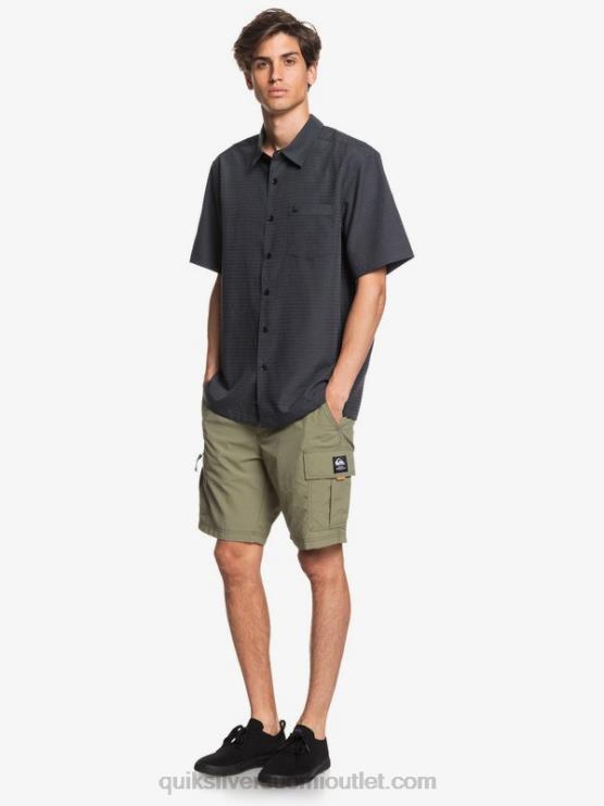 Quiksilver D6JJ1303 miehet musta centinella Waterman centinela premium ryppyjä ehkäisevä paita