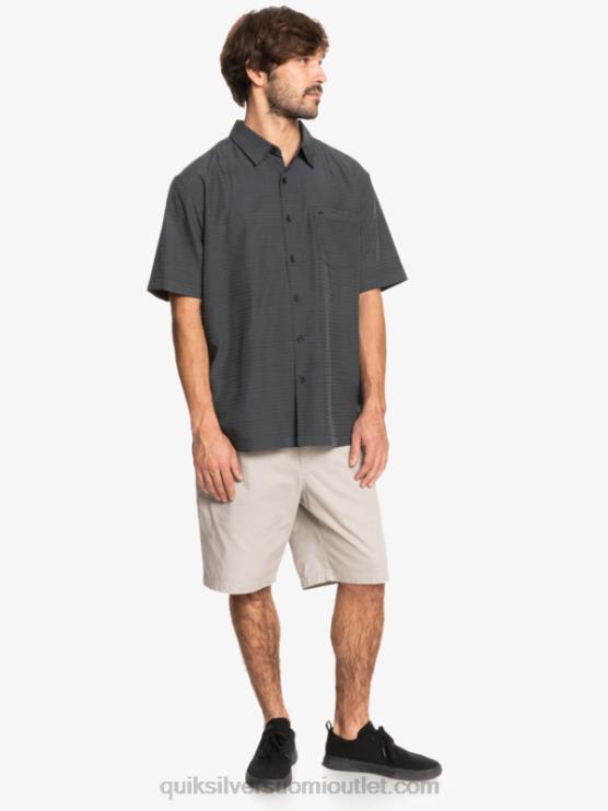 Quiksilver D6JJ1303 miehet musta centinella Waterman centinela premium ryppyjä ehkäisevä paita