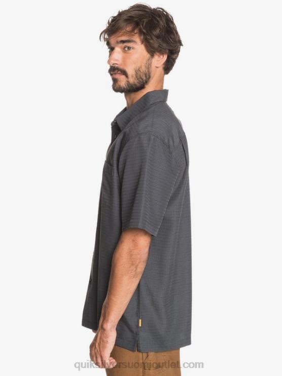 Quiksilver D6JJ1303 miehet musta centinella Waterman centinela premium ryppyjä ehkäisevä paita
