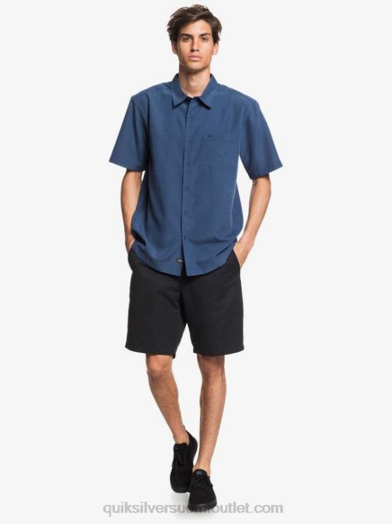 Quiksilver D6JJ1304 miehet keskiyön laivaston centinella Waterman centinela premium ryppyjä ehkäisevä paita