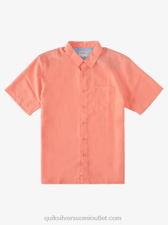 Quiksilver D6JJ1307 miehet persikka pinkki centinella Waterman centinela premium ryppyjä ehkäisevä paita