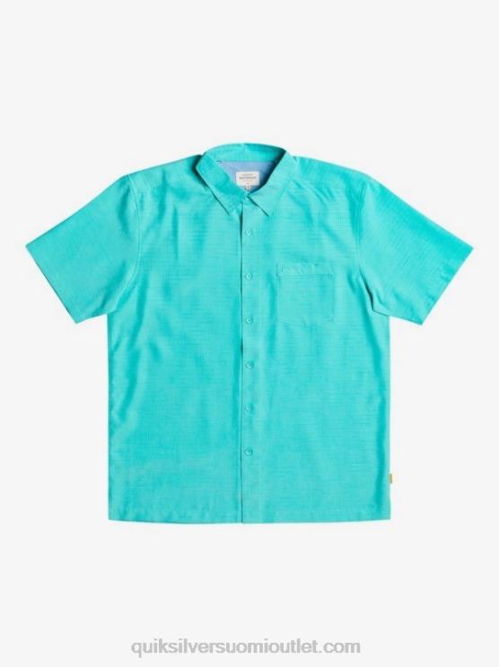 Quiksilver D6JJ1308 miehet sininen turkoosi centinella Waterman centinela premium ryppyjä ehkäisevä paita