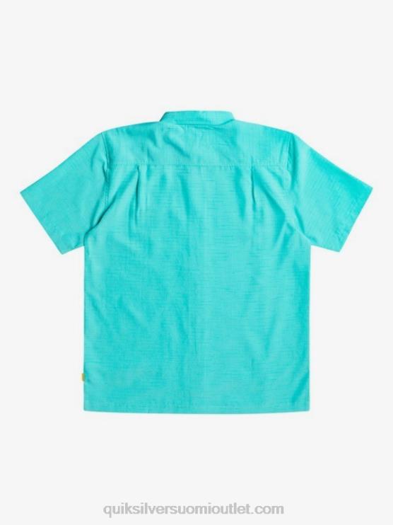 Quiksilver D6JJ1308 miehet sininen turkoosi centinella Waterman centinela premium ryppyjä ehkäisevä paita