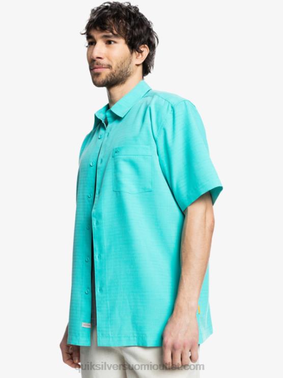Quiksilver D6JJ1308 miehet sininen turkoosi centinella Waterman centinela premium ryppyjä ehkäisevä paita