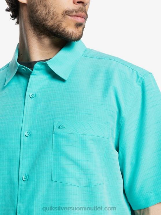Quiksilver D6JJ1308 miehet sininen turkoosi centinella Waterman centinela premium ryppyjä ehkäisevä paita