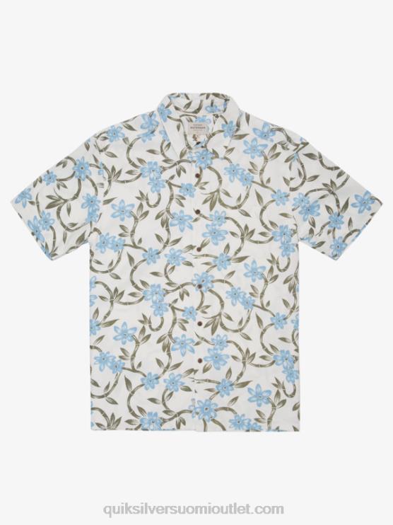 Quiksilver D6JJ1351 miehet hämäränsininen kierretty virtaus Waterman twisted flow lyhythihainen paita