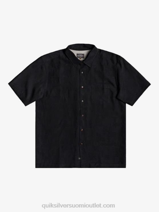Quiksilver D6JJ1357 miehet musta Waterman kelpies bay lyhythihainen paita