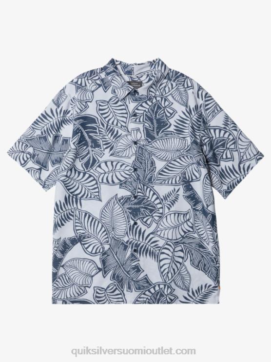 Quiksilver D6JJ1364 miehet suuri sininen Waterman siesta lyhythihainen paita