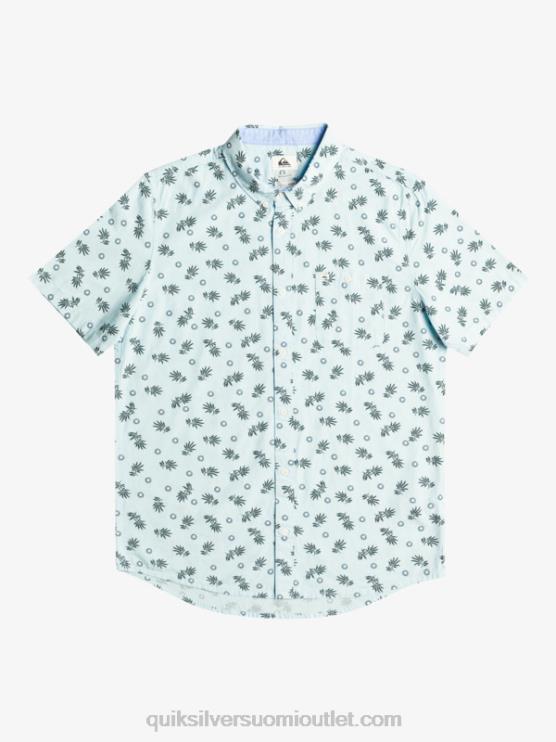 Quiksilver D6JJ1389 miehet taivaansininen valtamerestä valtamerestä paratiisiin lyhythihainen paita
