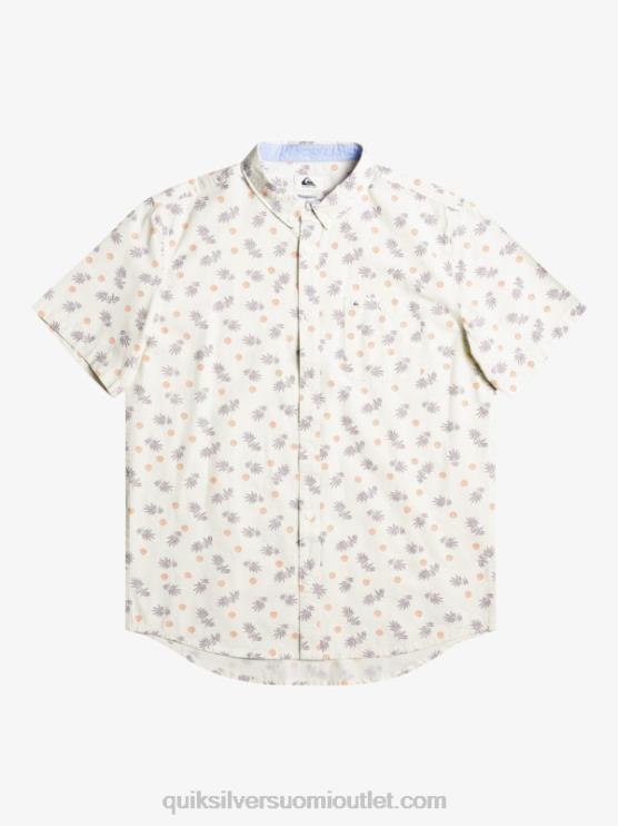 Quiksilver D6JJ1390 miehet valkoista merestä valtamerestä paratiisiin lyhythihainen paita