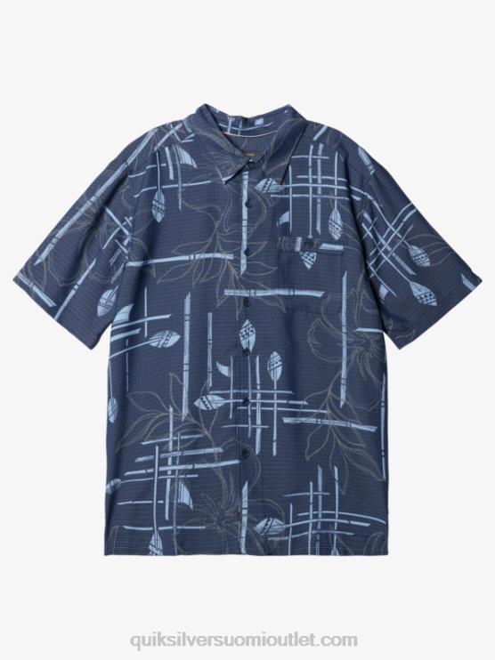 Quiksilver D6JJ1415 miehet laivasto bleiseri Waterman paddle out lyhythihainen paita