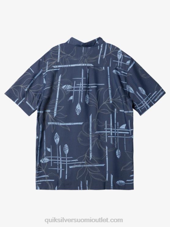 Quiksilver D6JJ1415 miehet laivasto bleiseri Waterman paddle out lyhythihainen paita