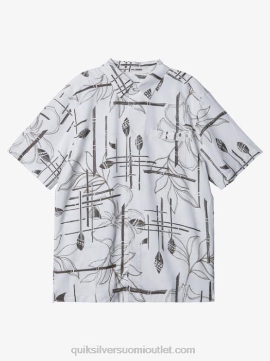 Quiksilver D6JJ1416 miehet valkoinen Waterman paddle out lyhythihainen paita