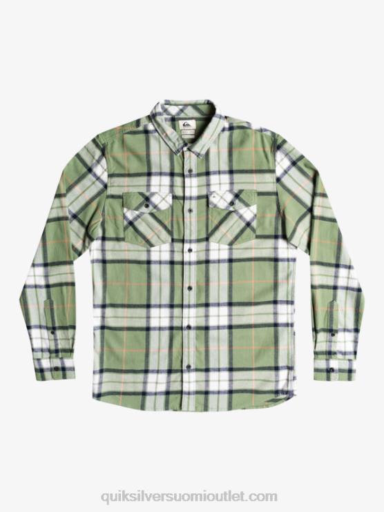 Quiksilver D6JJ1427 miehet loden frost linden stretch Linden joustava pitkähihainen flanellipaita