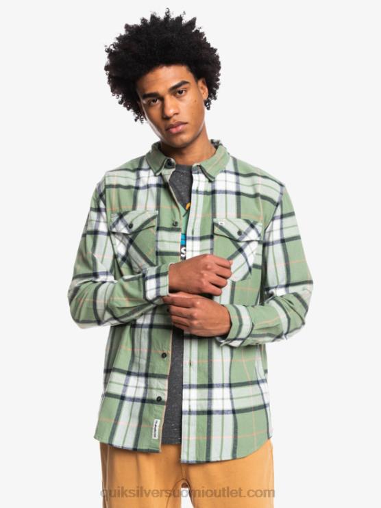 Quiksilver D6JJ1427 miehet loden frost linden stretch Linden joustava pitkähihainen flanellipaita