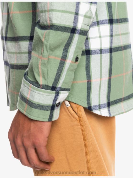 Quiksilver D6JJ1427 miehet loden frost linden stretch Linden joustava pitkähihainen flanellipaita