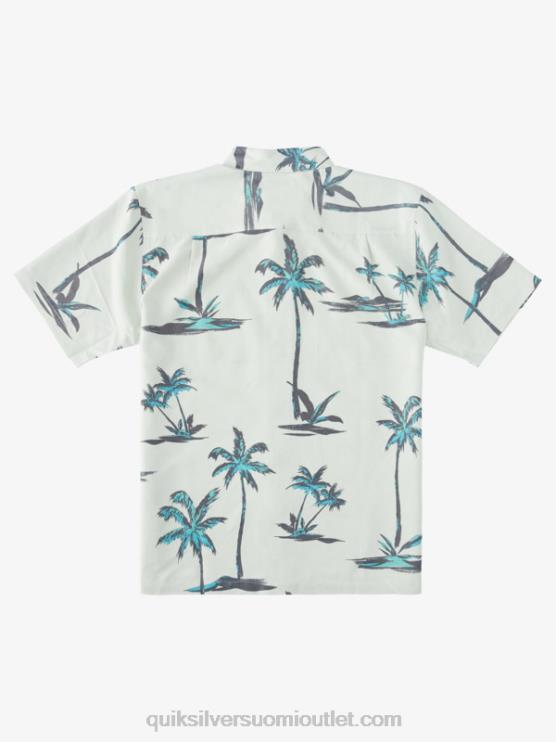 Quiksilver D6JJ1500 miehet hienovarainen vihreä merituuli waterman sea breezer lyhythihainen havaijilainen paita