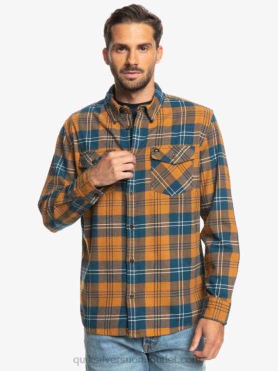 Quiksilver D6JJ1508 miehet ruskea sokeri harelaw harelaw joustava pitkähihainen paita