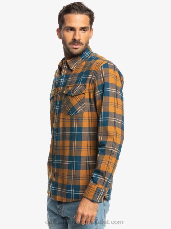 Quiksilver D6JJ1508 miehet ruskea sokeri harelaw harelaw joustava pitkähihainen paita