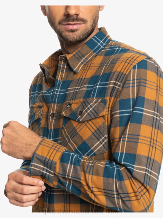 Quiksilver D6JJ1508 miehet ruskea sokeri harelaw harelaw joustava pitkähihainen paita