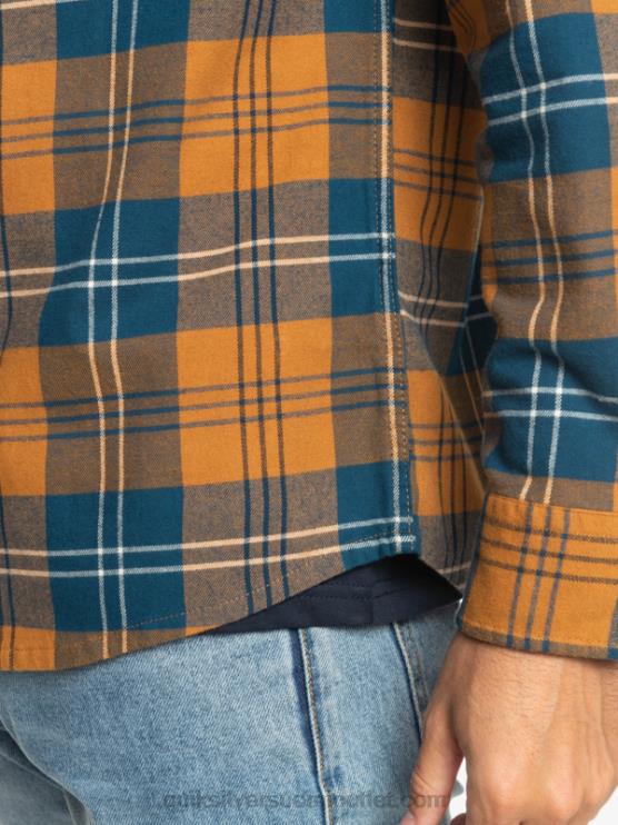 Quiksilver D6JJ1508 miehet ruskea sokeri harelaw harelaw joustava pitkähihainen paita
