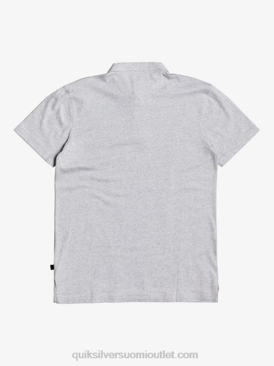 Quiksilver D6JJ1552 miehet vaaleanharmaa kanerva jokapäiväinen sun cruise lyhythihainen poolopaita