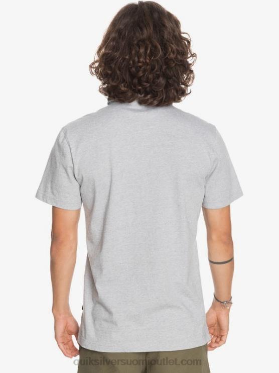 Quiksilver D6JJ1552 miehet vaaleanharmaa kanerva jokapäiväinen sun cruise lyhythihainen poolopaita