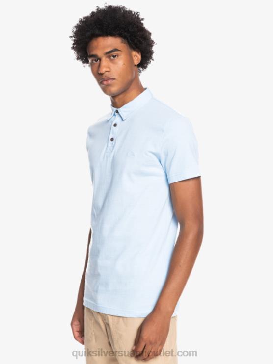 Quiksilver D6JJ1553 miehet ilmava sininen jokapäiväinen sun cruise lyhythihainen poolopaita