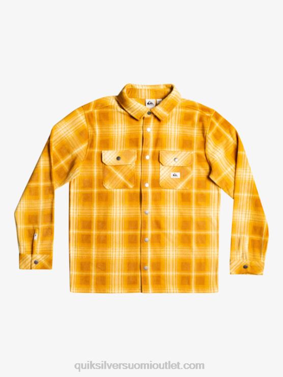 Quiksilver D6JJ1555 miehet ruskea sokeri shadowplaid Surf Days pitkähihainen flanellipaita