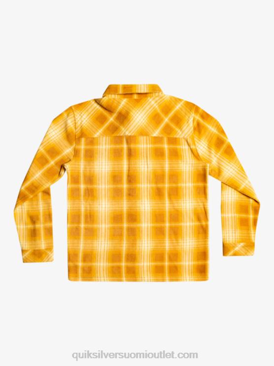 Quiksilver D6JJ1555 miehet ruskea sokeri shadowplaid Surf Days pitkähihainen flanellipaita