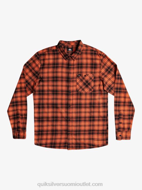 Quiksilver D6JJ1559 miehet poltettu okrahattu pitkähihainen hatton paita