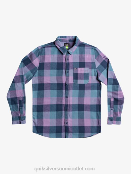 Quiksilver D6JJ1572 miehet insignia sininen emäperho Motherfly pitkähihainen flanellipaita